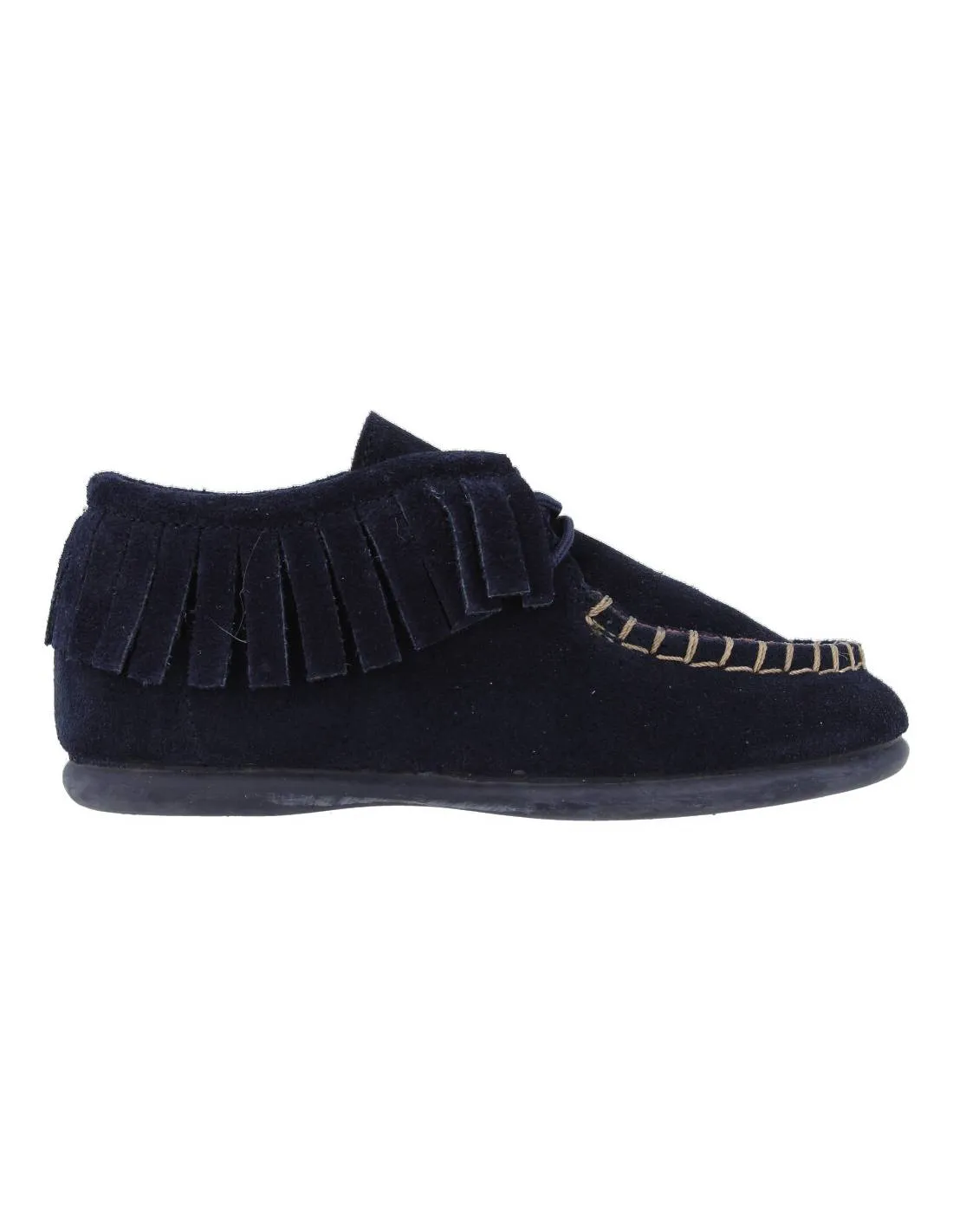 CHUCHES  BOTITAS MOHICANAS BORDóN UNISEX FLECOS MARINO