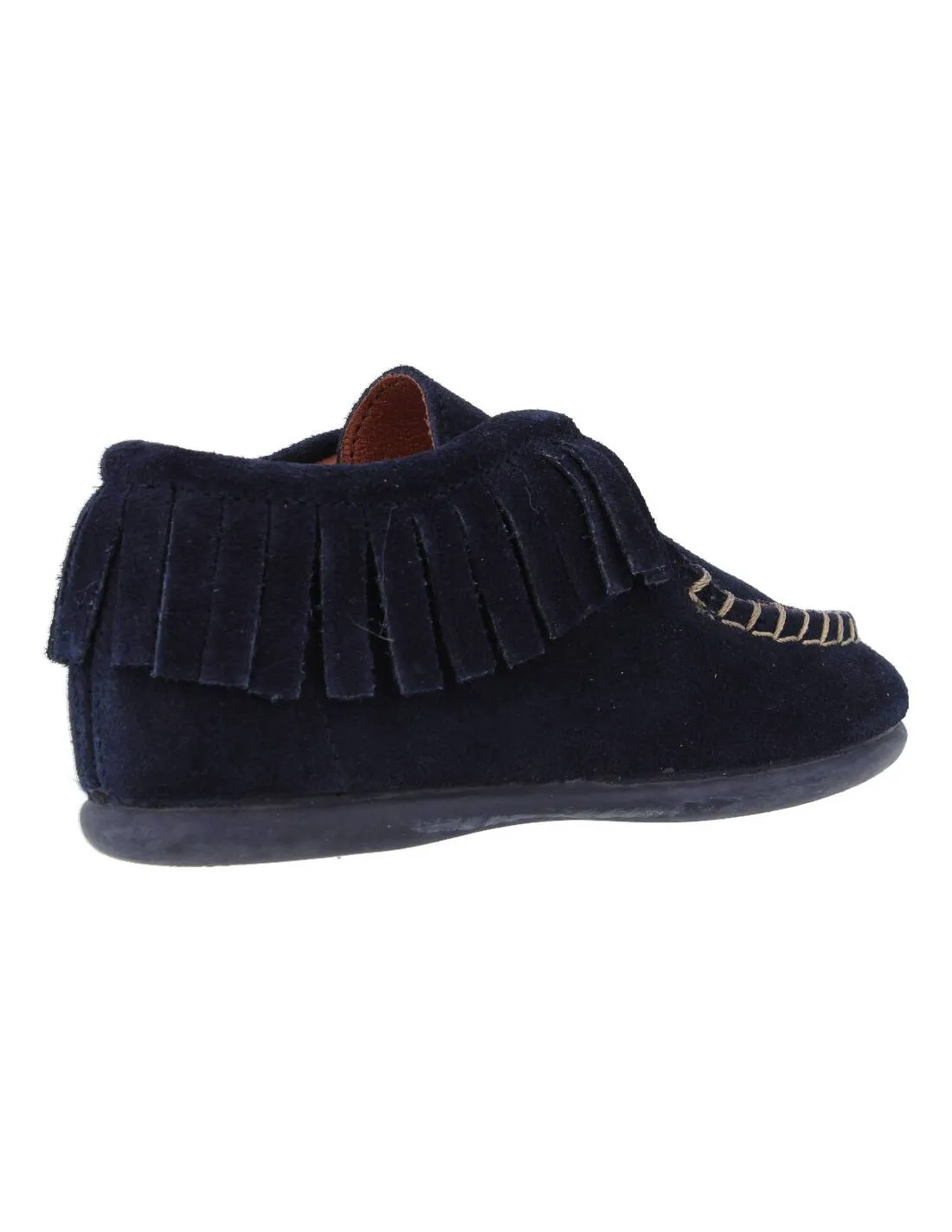 CHUCHES  BOTITAS MOHICANAS BORDóN UNISEX FLECOS MARINO