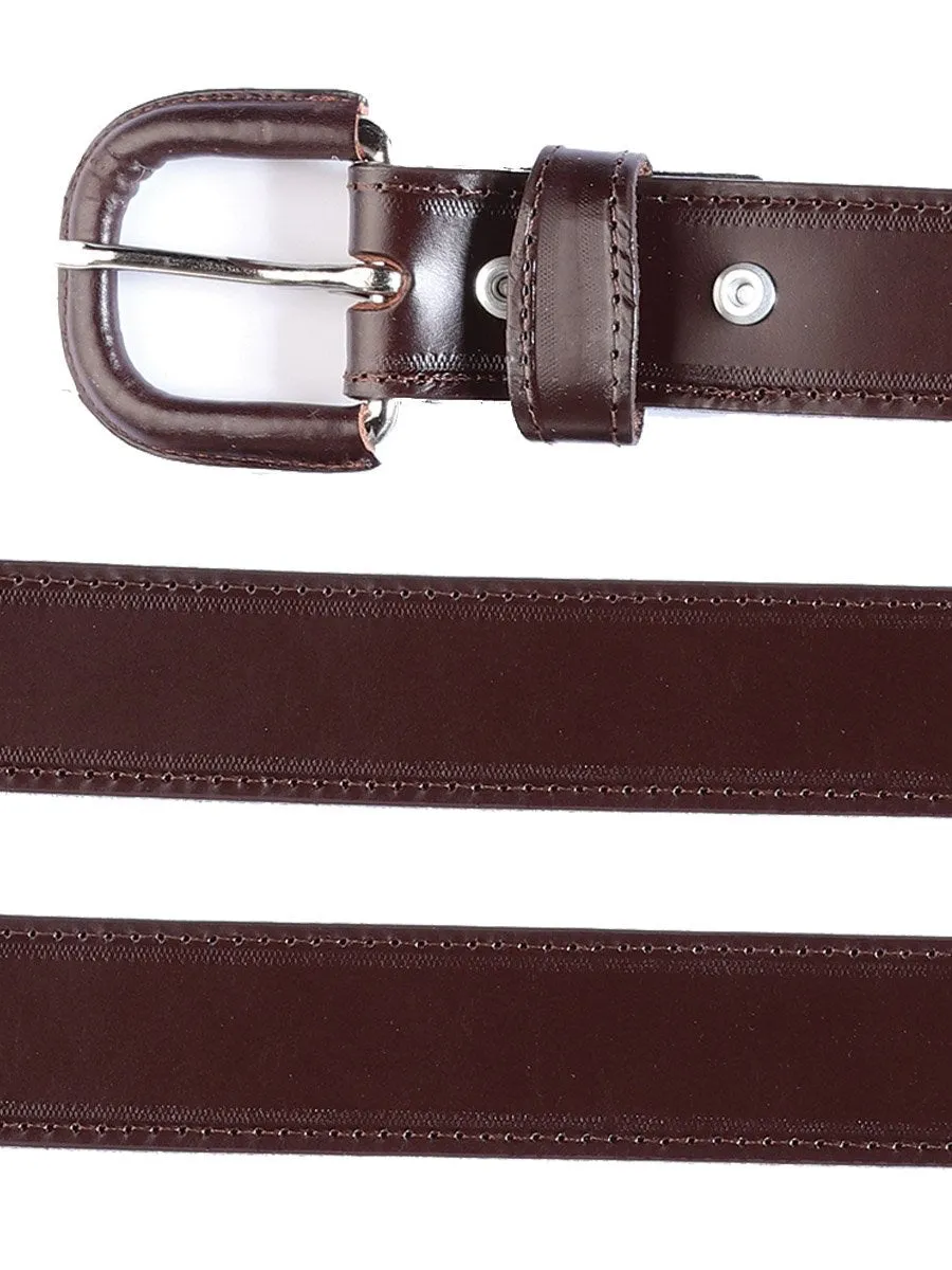 CINTO VAQUERO ANCA DE POTRO VAQUETA PARA HOMBRE 'EL GENERAL' *CAFE42751*