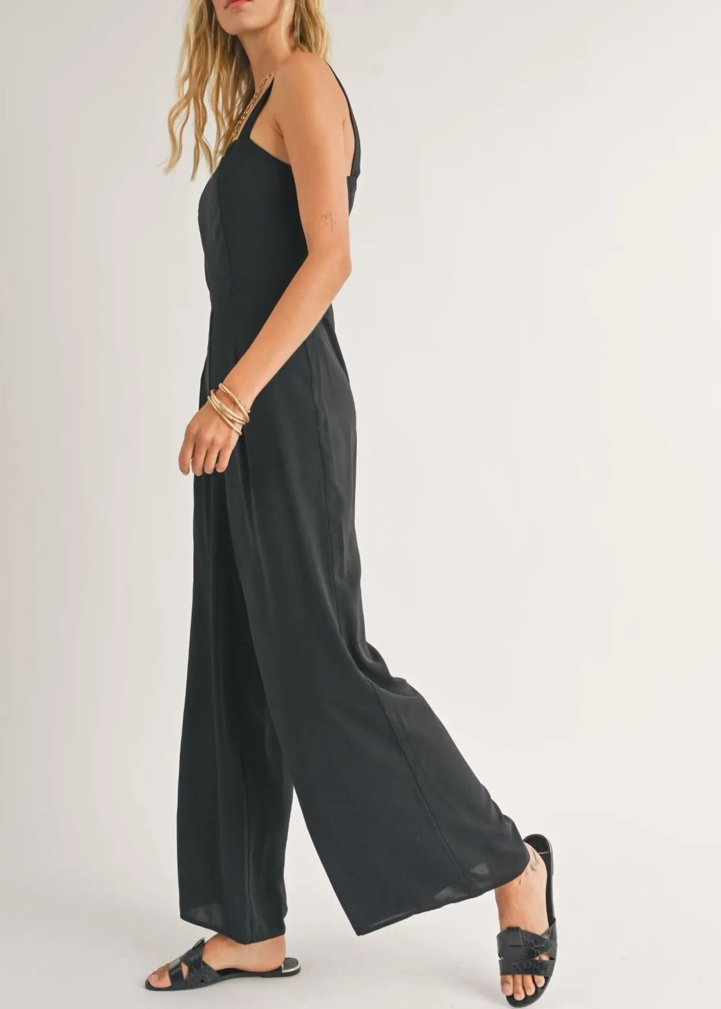 Classic Square Neck Jumpsuit