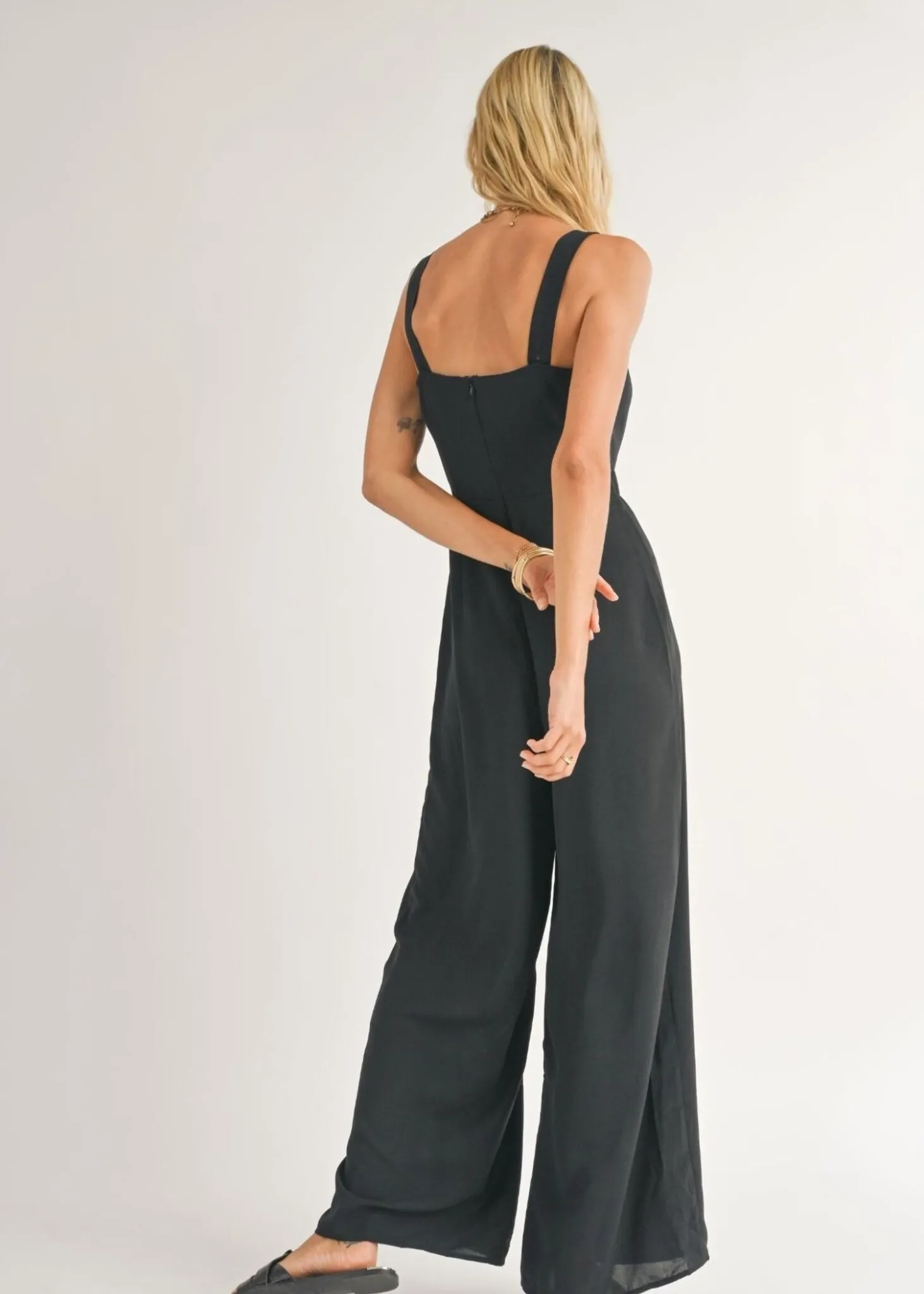 Classic Square Neck Jumpsuit