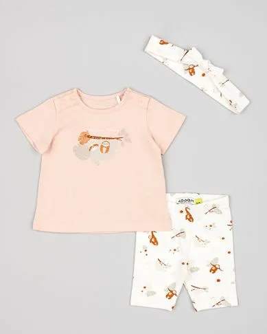 Conjunto 3Piezas Bebé niña Perezoso Losan