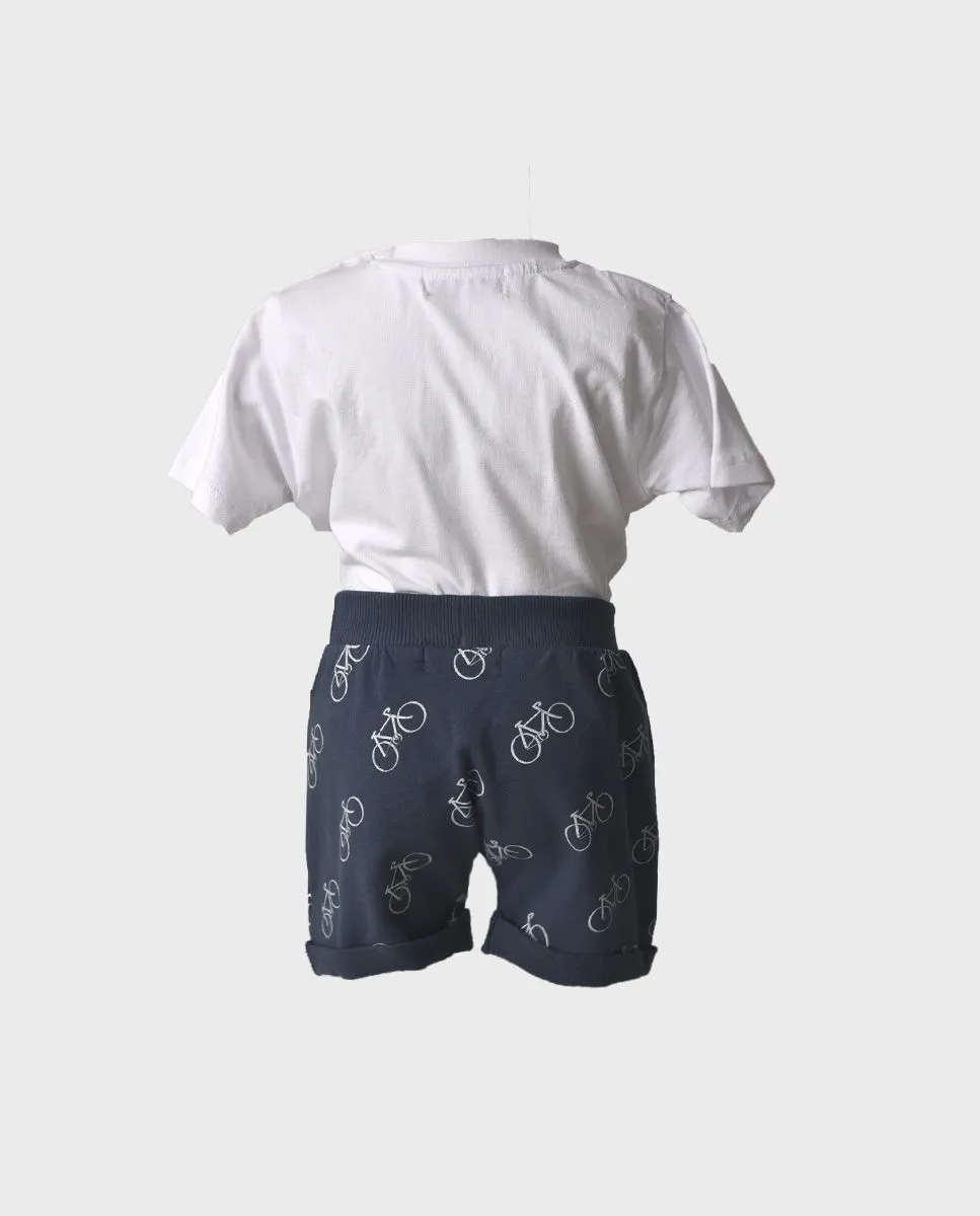 Conjunto bebé niño bicicleta