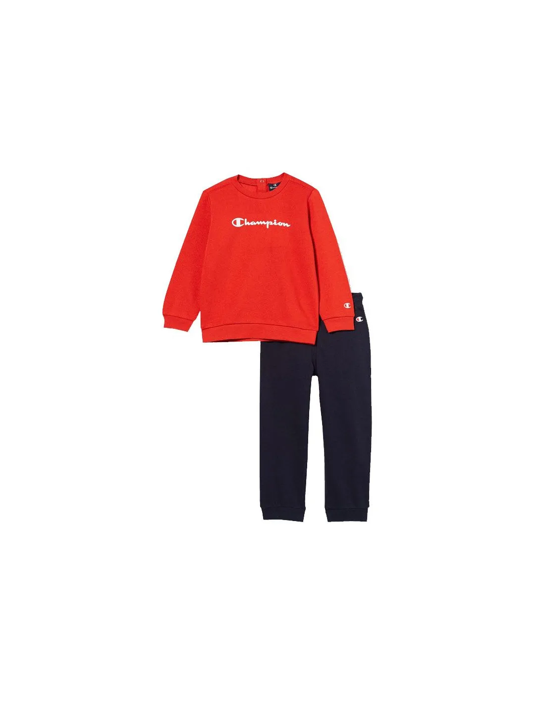Conjunto Champion naranja Bebé