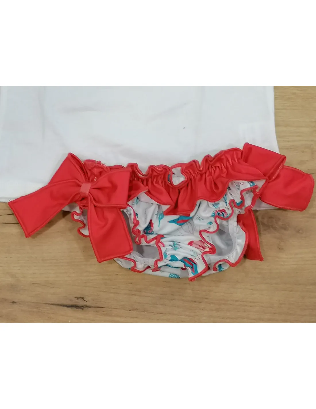 Conjunto de baño para bebé niña Pececillo pompa