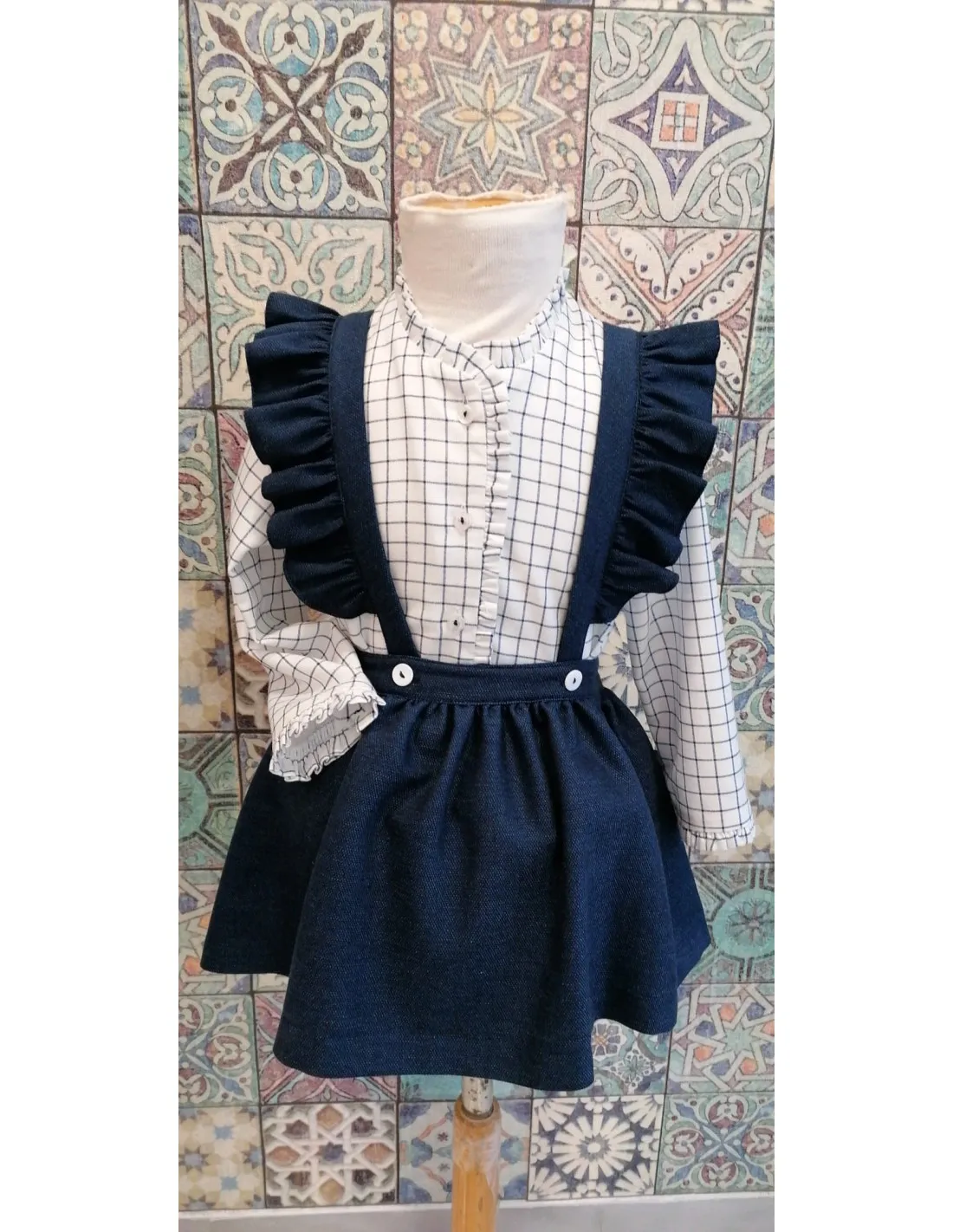 Conjunto de falda para niña Telar Yoedu Invierno