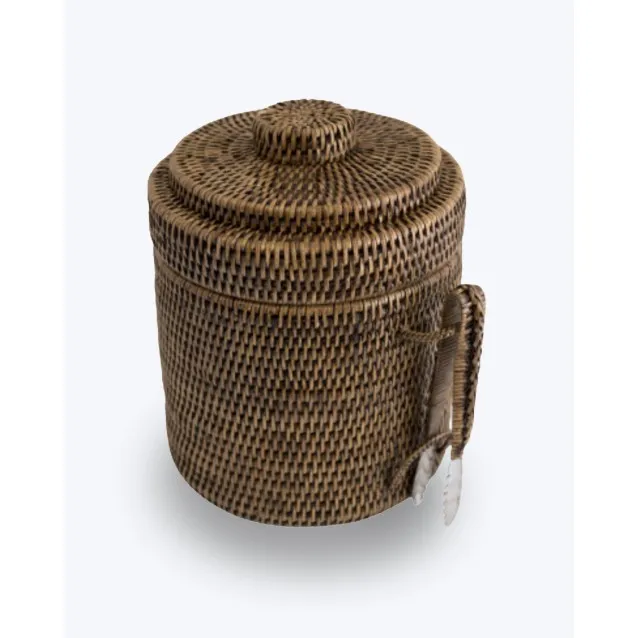 CUBO HIELO RATTAN 22X25CM ISHELA