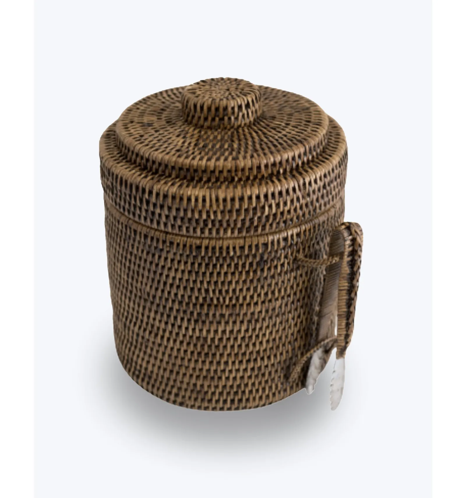 CUBO HIELO RATTAN 22X25CM ISHELA