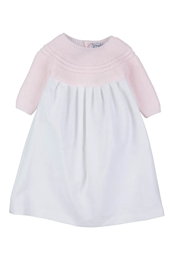 Faldón combinado rosa