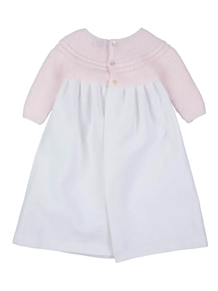 Faldón combinado rosa
