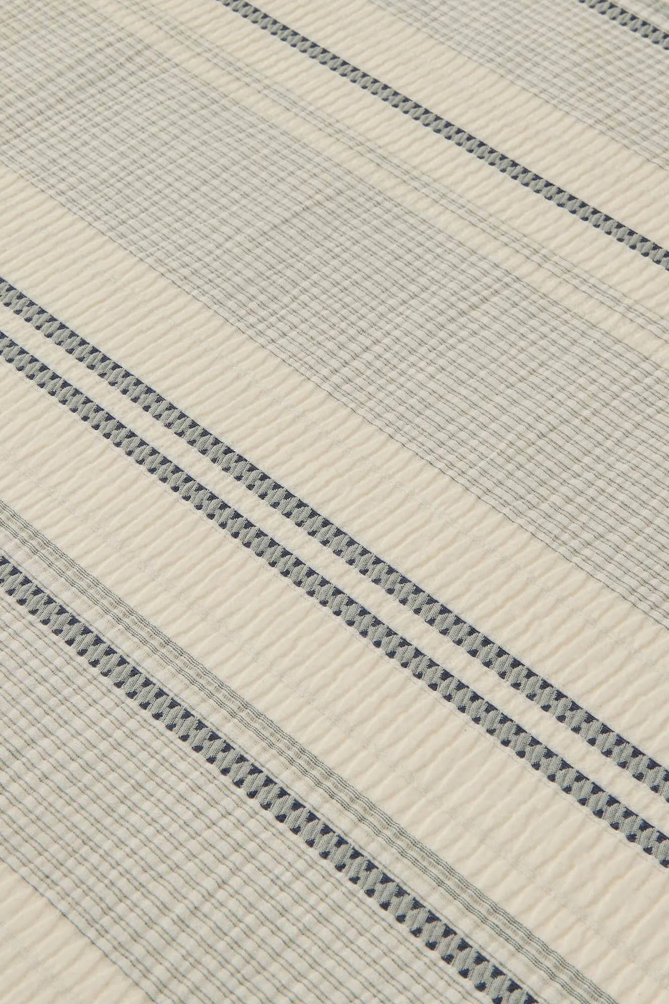 Funda nórdica algodón textura rayas