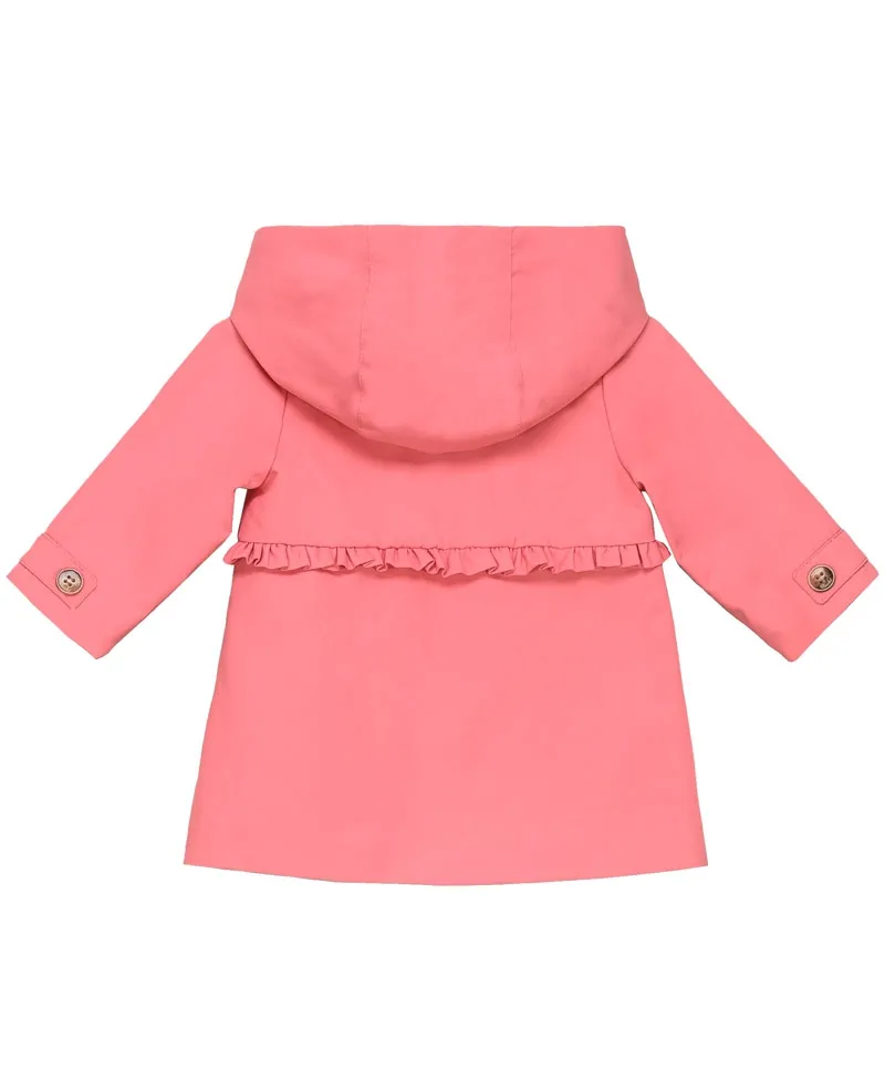 Gabardina Bebe Niña TARTINE ET CHOCOLAT Rosa Volantes