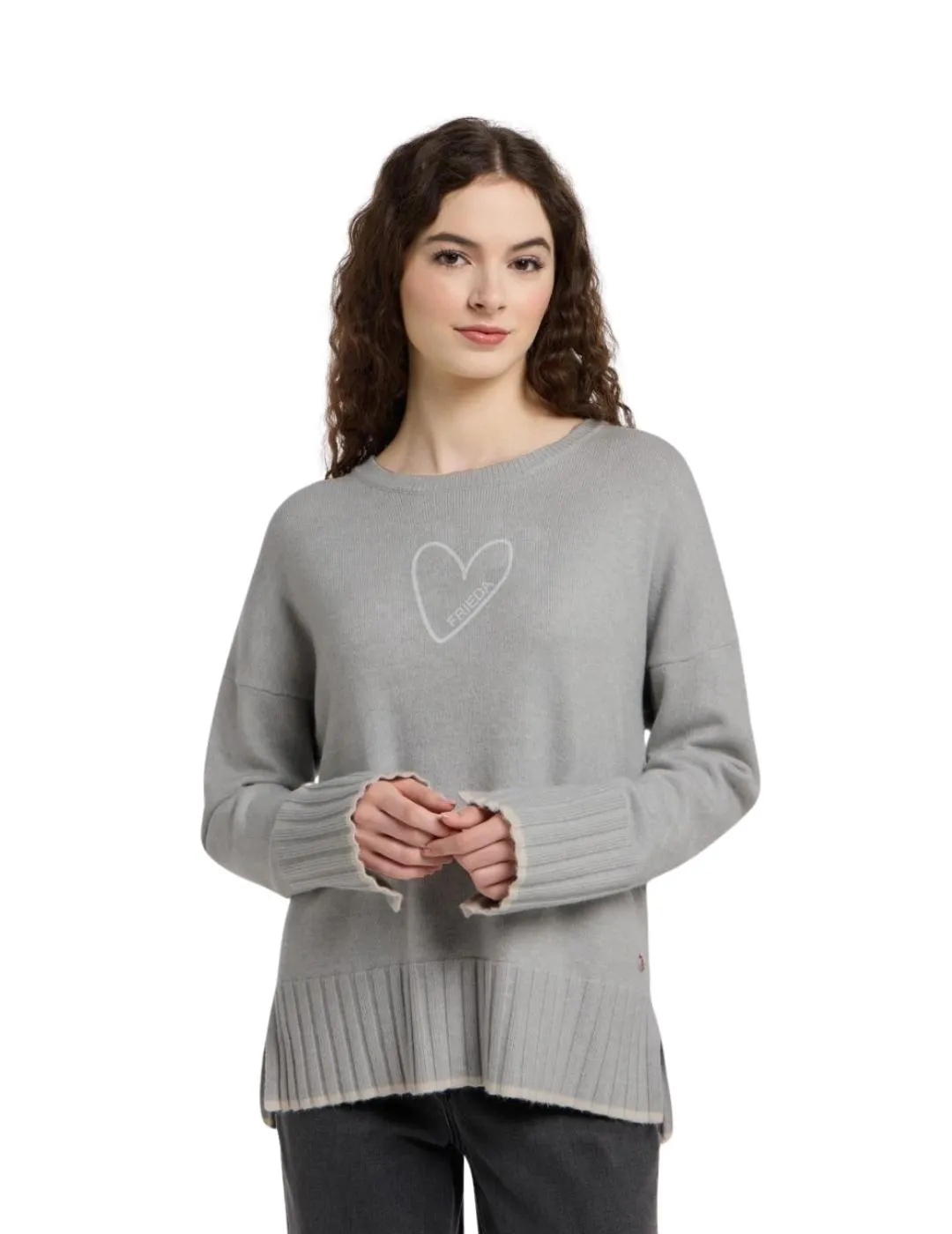 Jerseys, punto y sudaderas FRIEDA en gris para mujer.