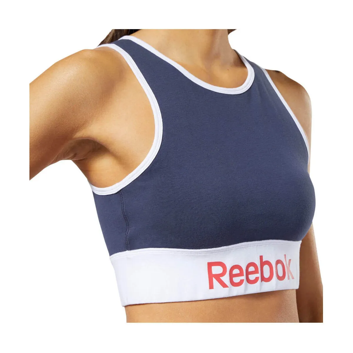 Linear Logo Cotton Bra