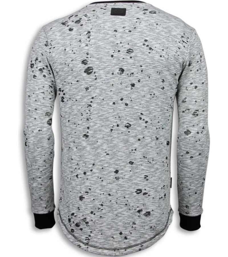 LONGFIT EMBRIORDRY  PARCHES DE SUéTER  GUERRILLA  GRIS