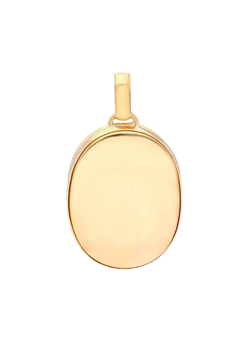 MEDALLA RELIGIOSA ORO Y ESMALTE A FUEGO VIRGEN DEL ROCIO 053_553