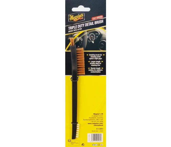 MEGUIAR'S TRIPLE DUTY  CEPILLO PARA DETALLES