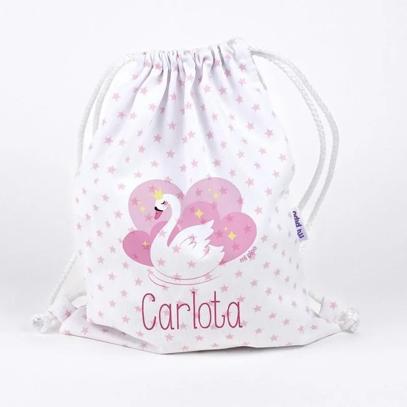 Mochila bebé Cisne Personalizada