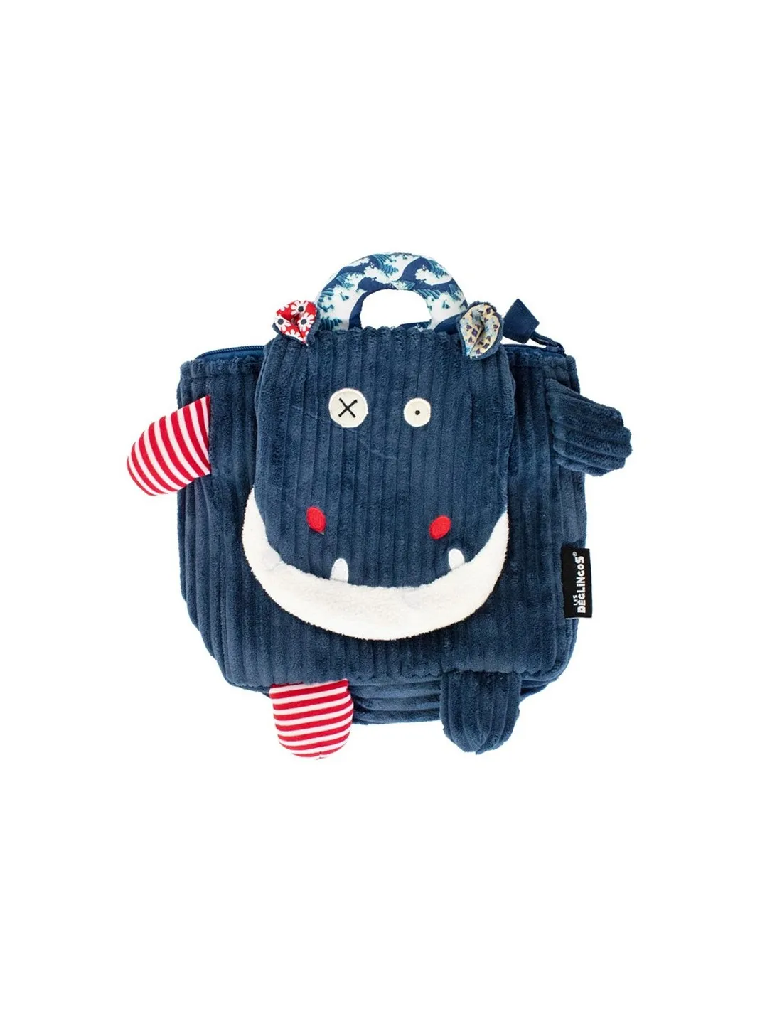Mochila infantil hipopótamo Déglingos