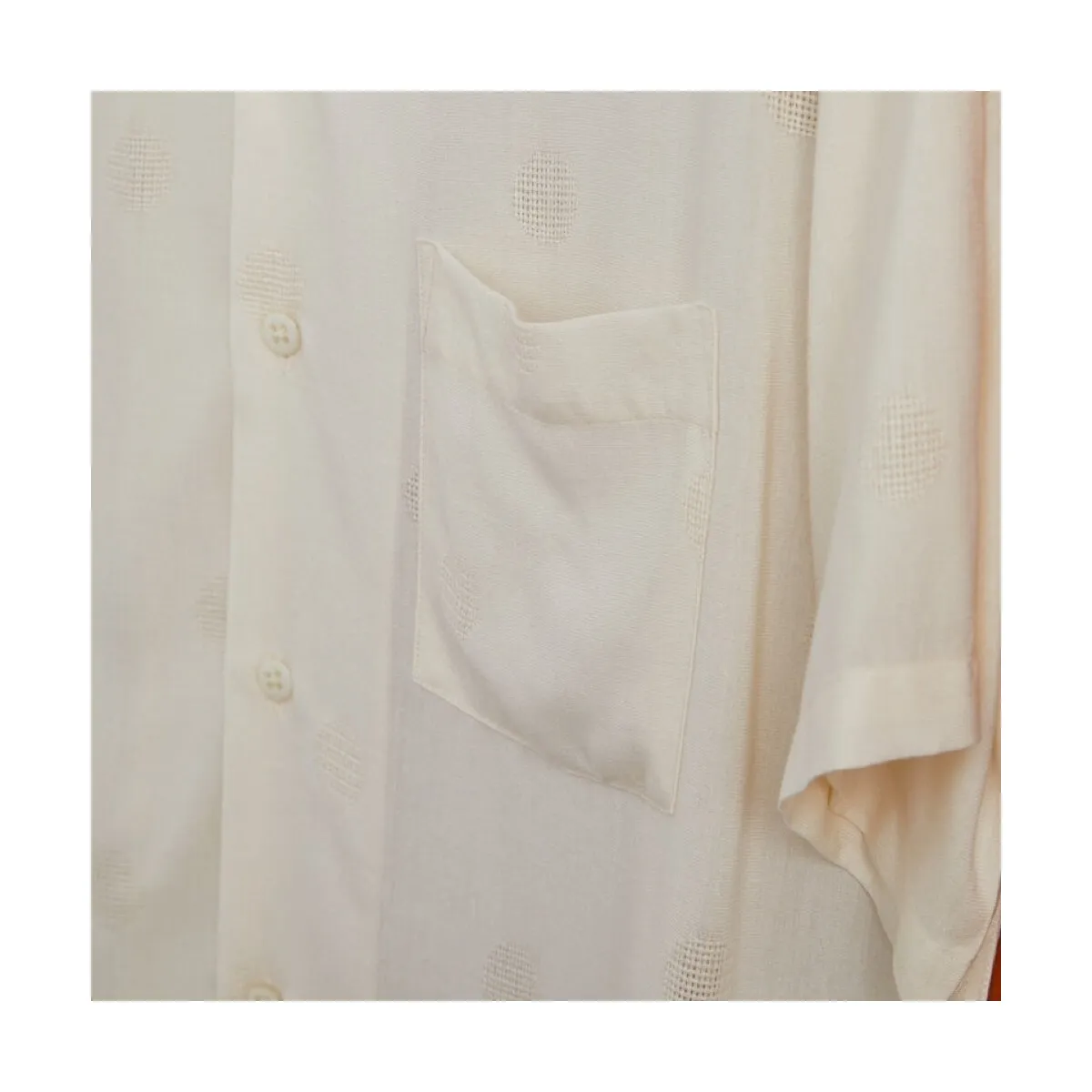 MODAL DOTS SHIRT  WHITE