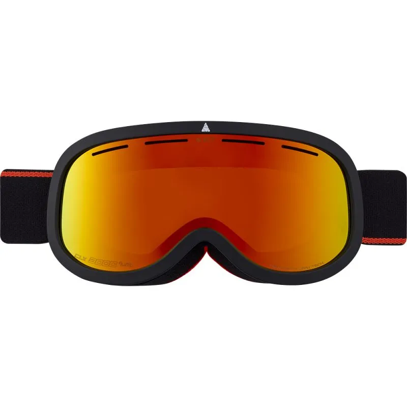 Máscara de esquí para niños Cairn Blast Spx3000 (Mat negro Rojo brillante)