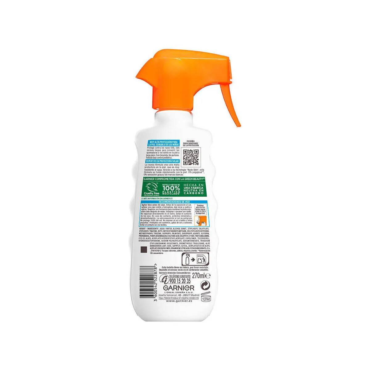 Niños Sensitive Advanced Spray Protector Spf50+