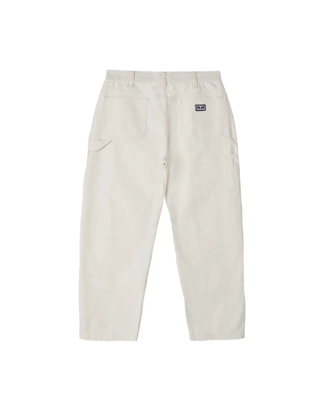 OBEY BIG TIMER TWILL DBL KNEE PANT UNBLEACHED