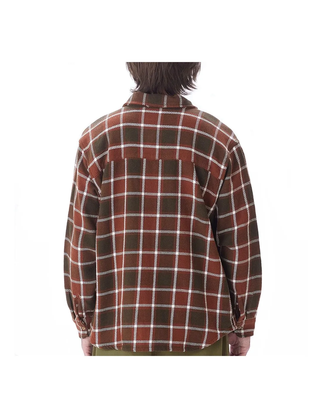 OBEY BIGWIG PLAID WOVEN SEPIA MULTI