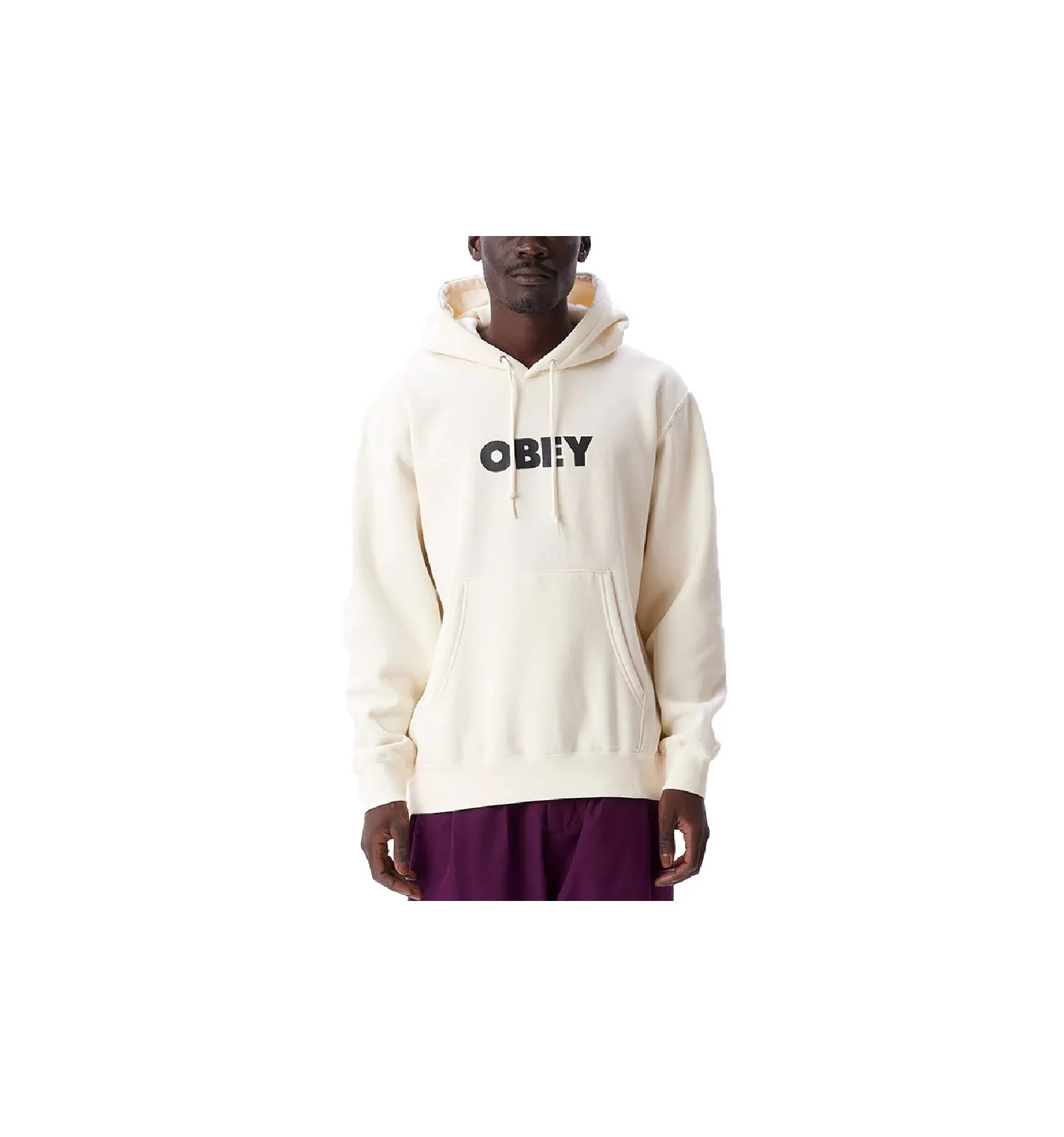 OBEY BOLD HOOD UNBLEACHED