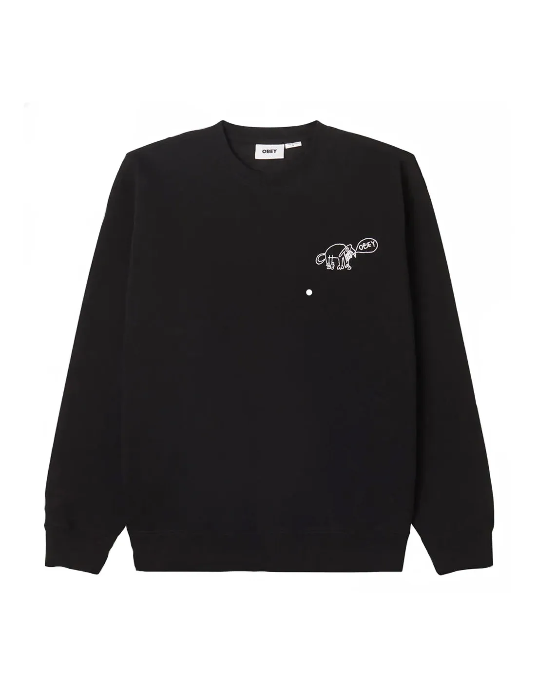 OBEY DOG DOODLE CREW BLACK