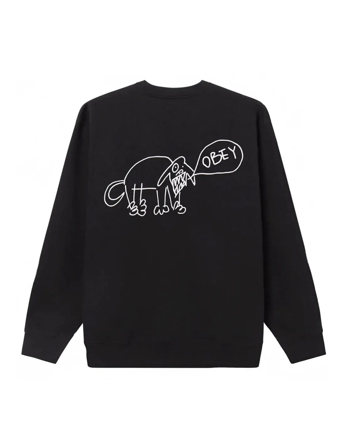 OBEY DOG DOODLE CREW BLACK