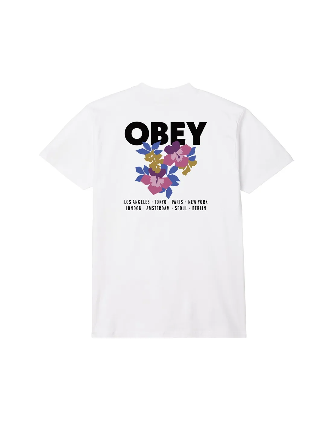 OBEY FLORAL GARDEN WHITE
