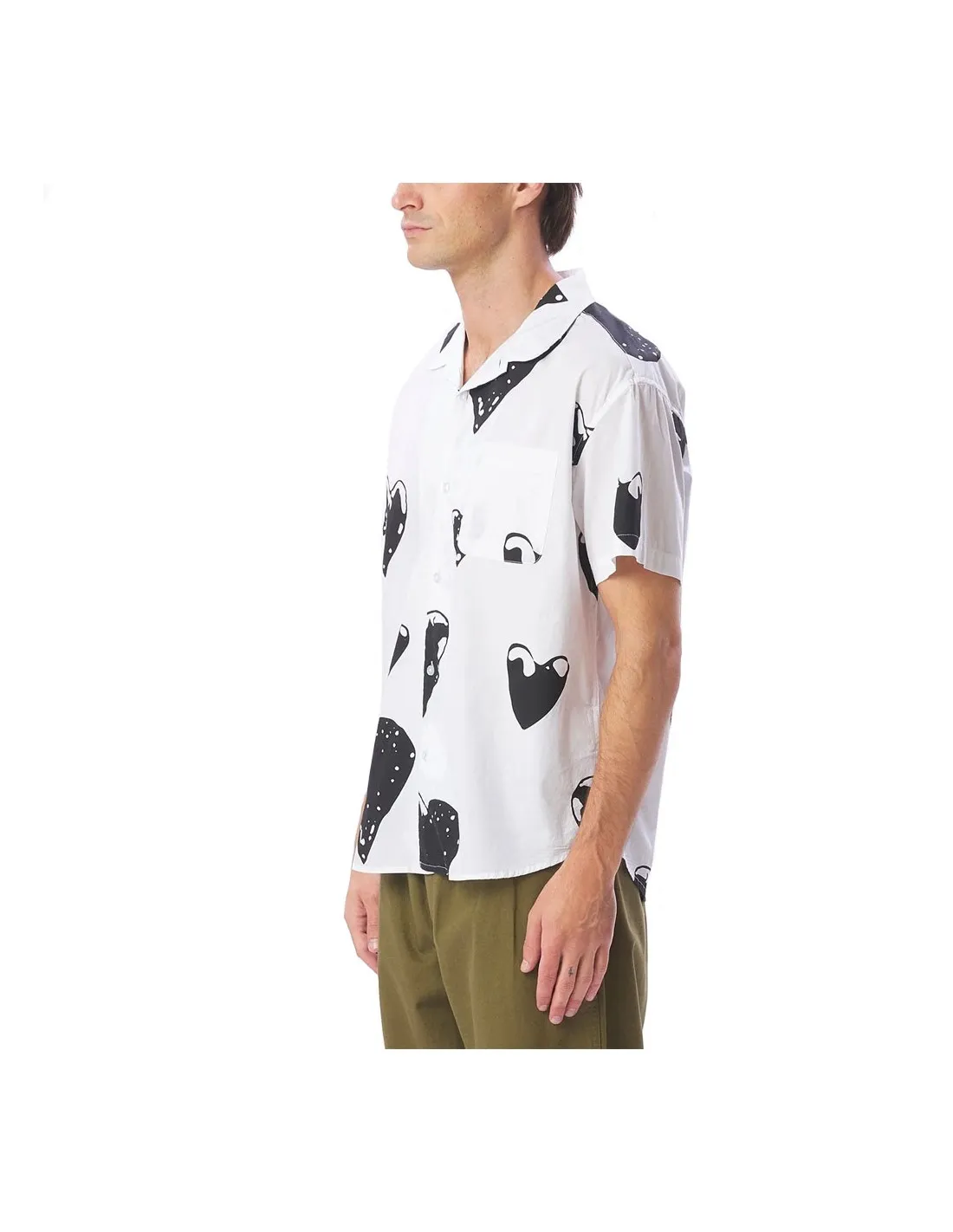 OBEY LOVELESS WOVEN WHITE MULTI
