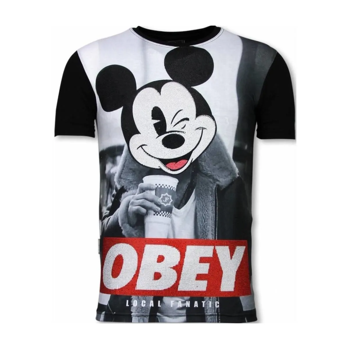 Obey Mouse Digital Rhinestone