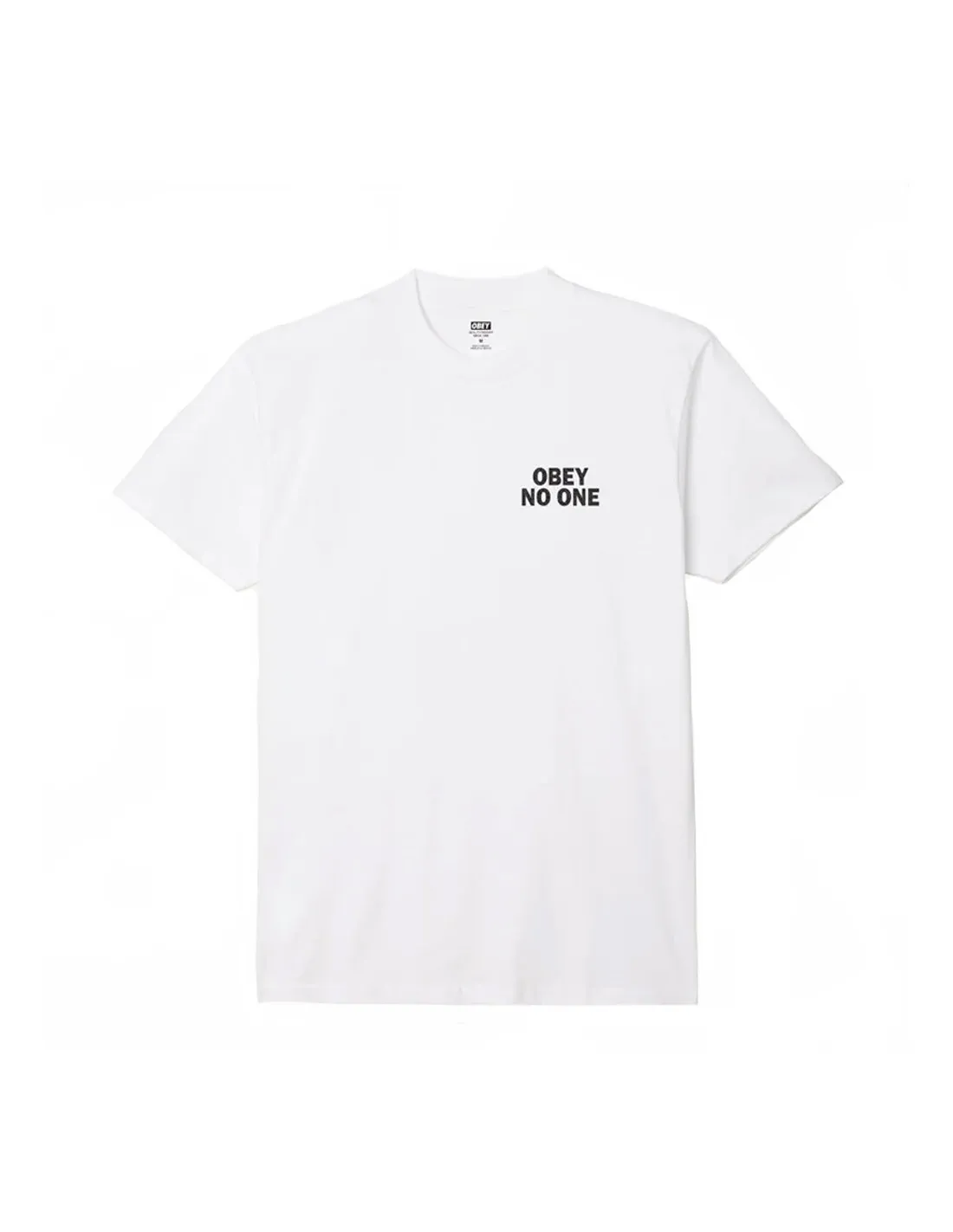 OBEY NO ONE WHITE