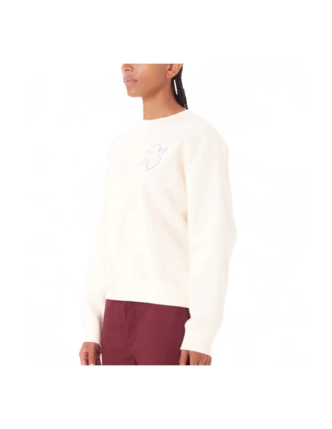 OBEY PEACE DOVE CREW UNBLEACHED