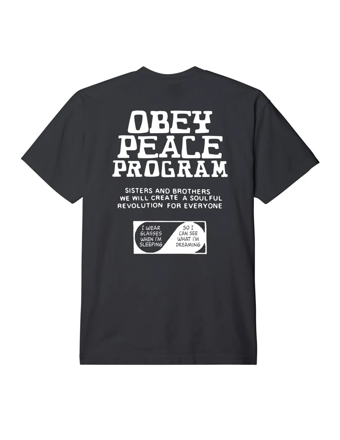OBEY PEACE PROGRAM VINTAGE BLACK