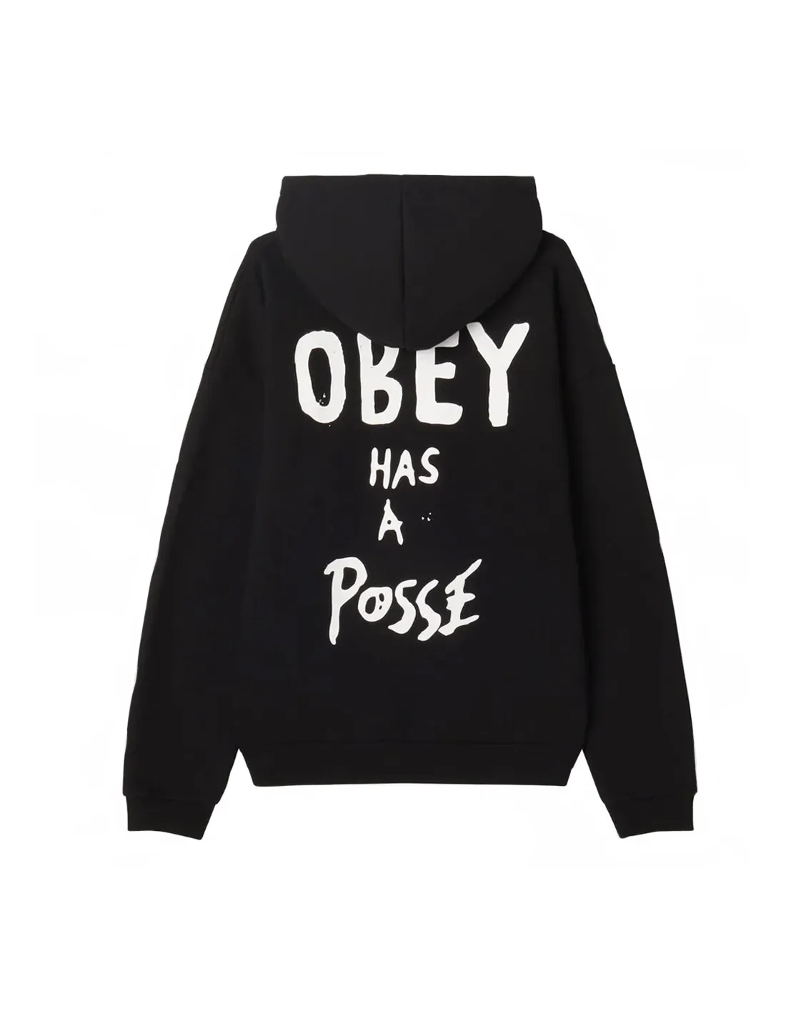 OBEY POSSE EXTRA HEAVY HOOD BLACK