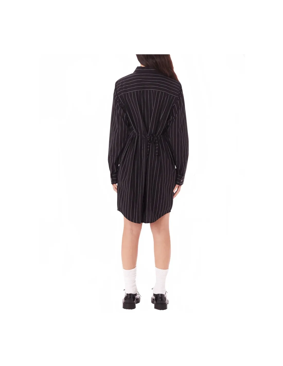 OBEY TRINITY SHIRT DRESS DIGITAL BLACK MULTI