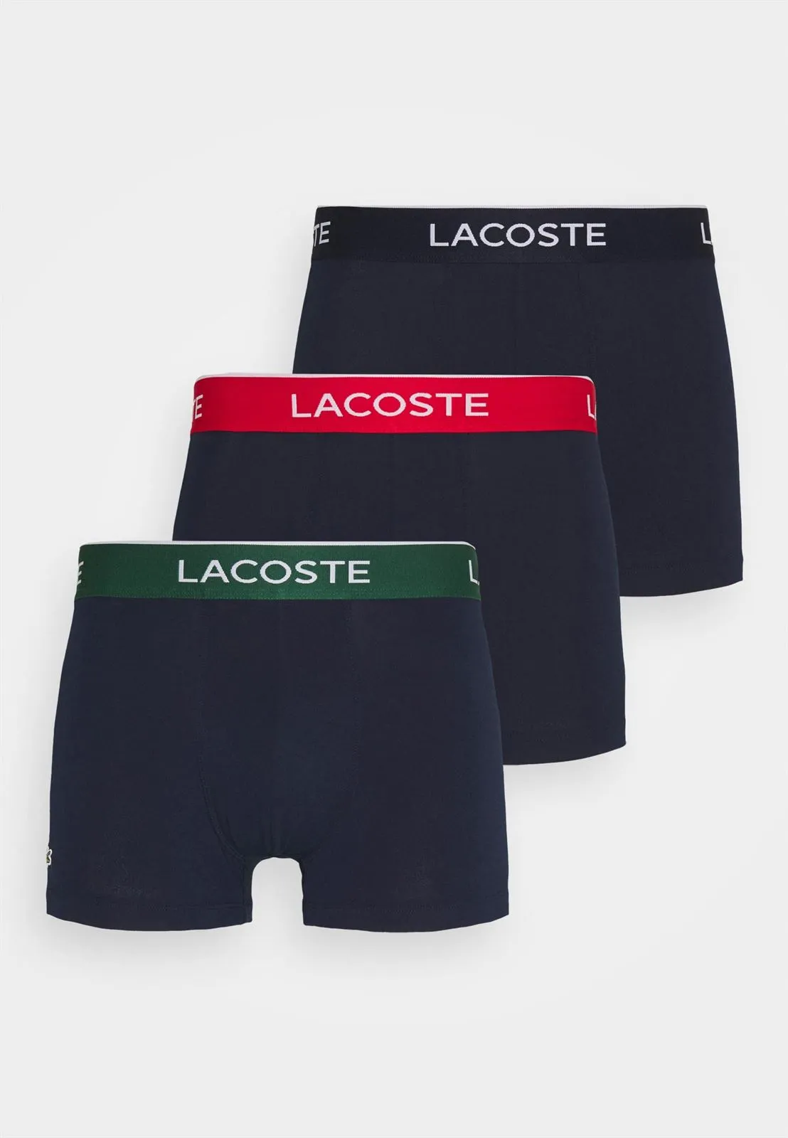 PACK 3 BOXER LACOSTE 5H340100 HY0 MARINE/VERTROUGEMARINE