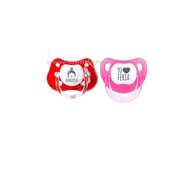 Pack de 2 chupetes para bebé Feria