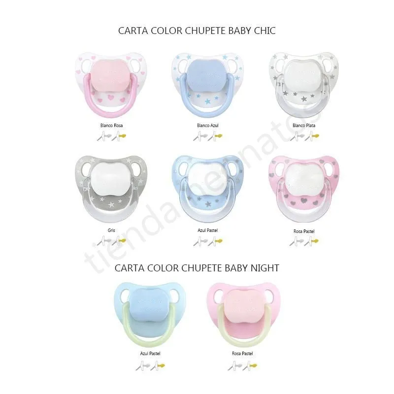 Pack de 2 chupetes para bebé Feria