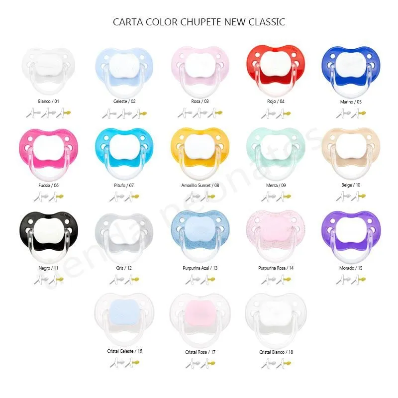 Pack de 2 chupetes para bebé Feria