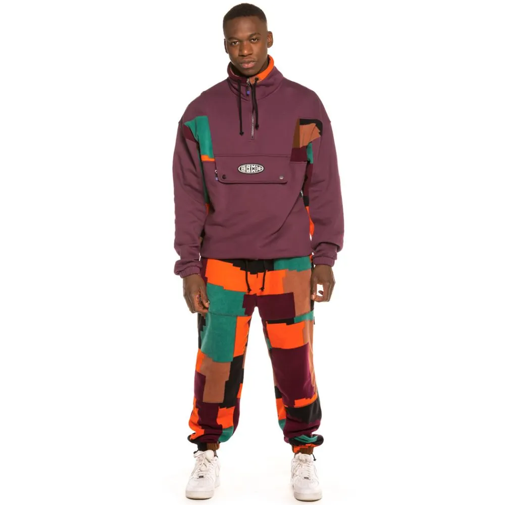 Pack Grimey High Neck Sweatshirt + Pants Dulce FW20 Purple/Multi