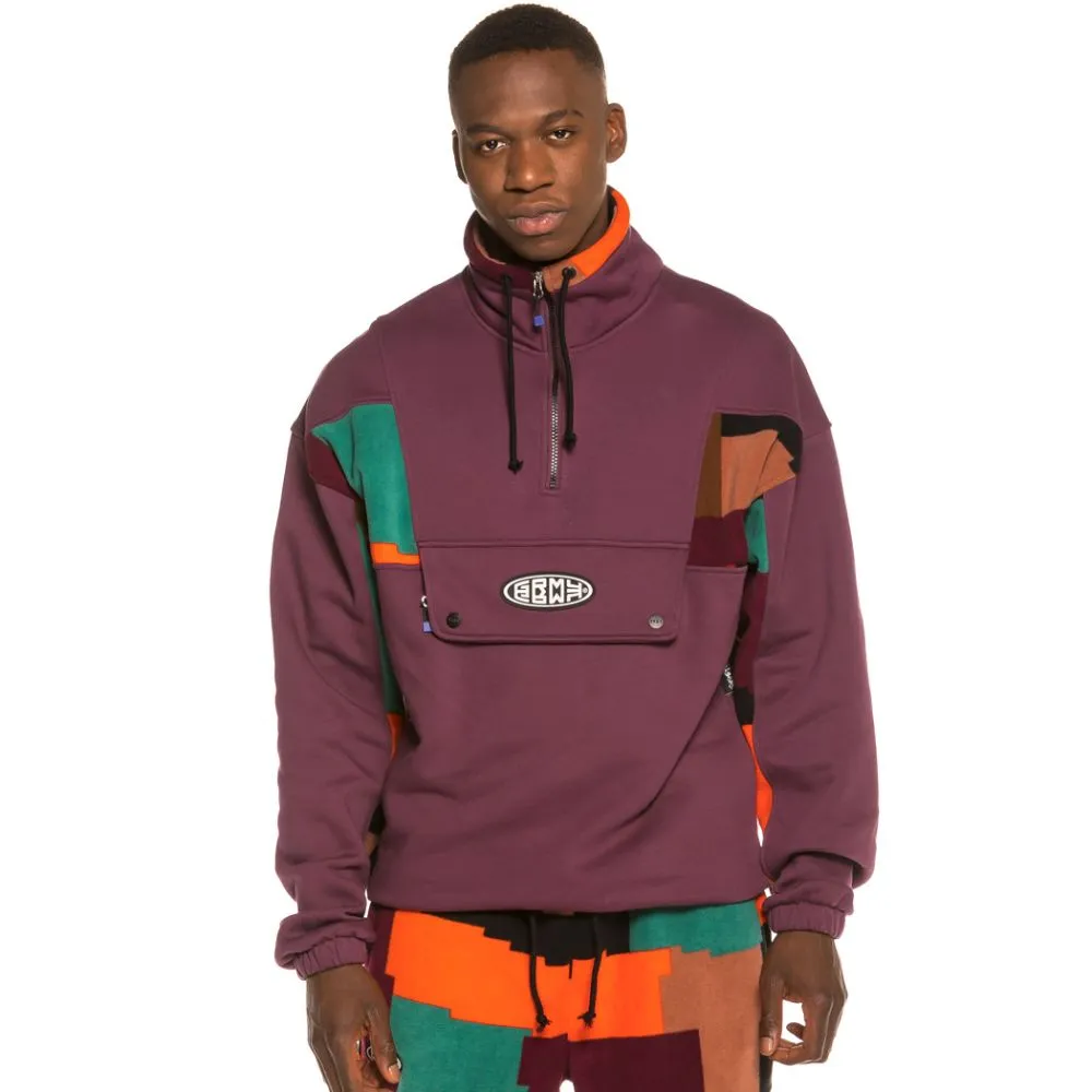 Pack Grimey High Neck Sweatshirt + Pants Dulce FW20 Purple/Multi