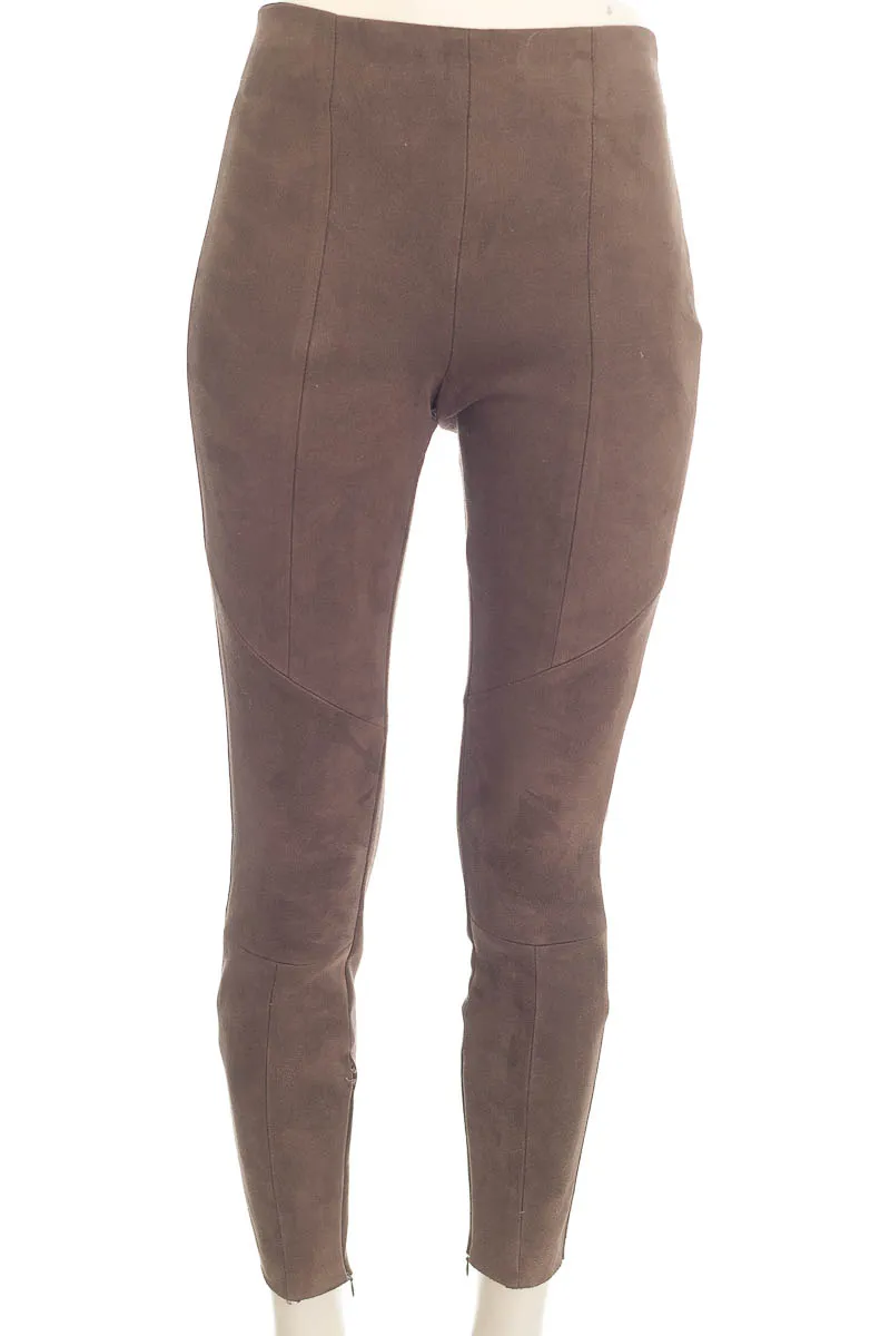 PANTALóN COLOR CAFé  ZARA