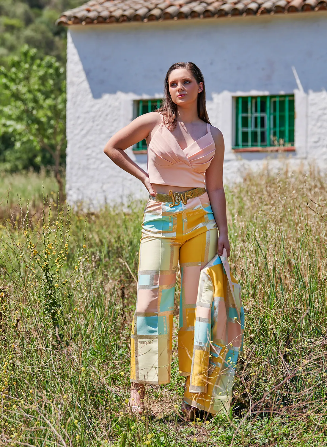 Pantalón cuadros Nuribel