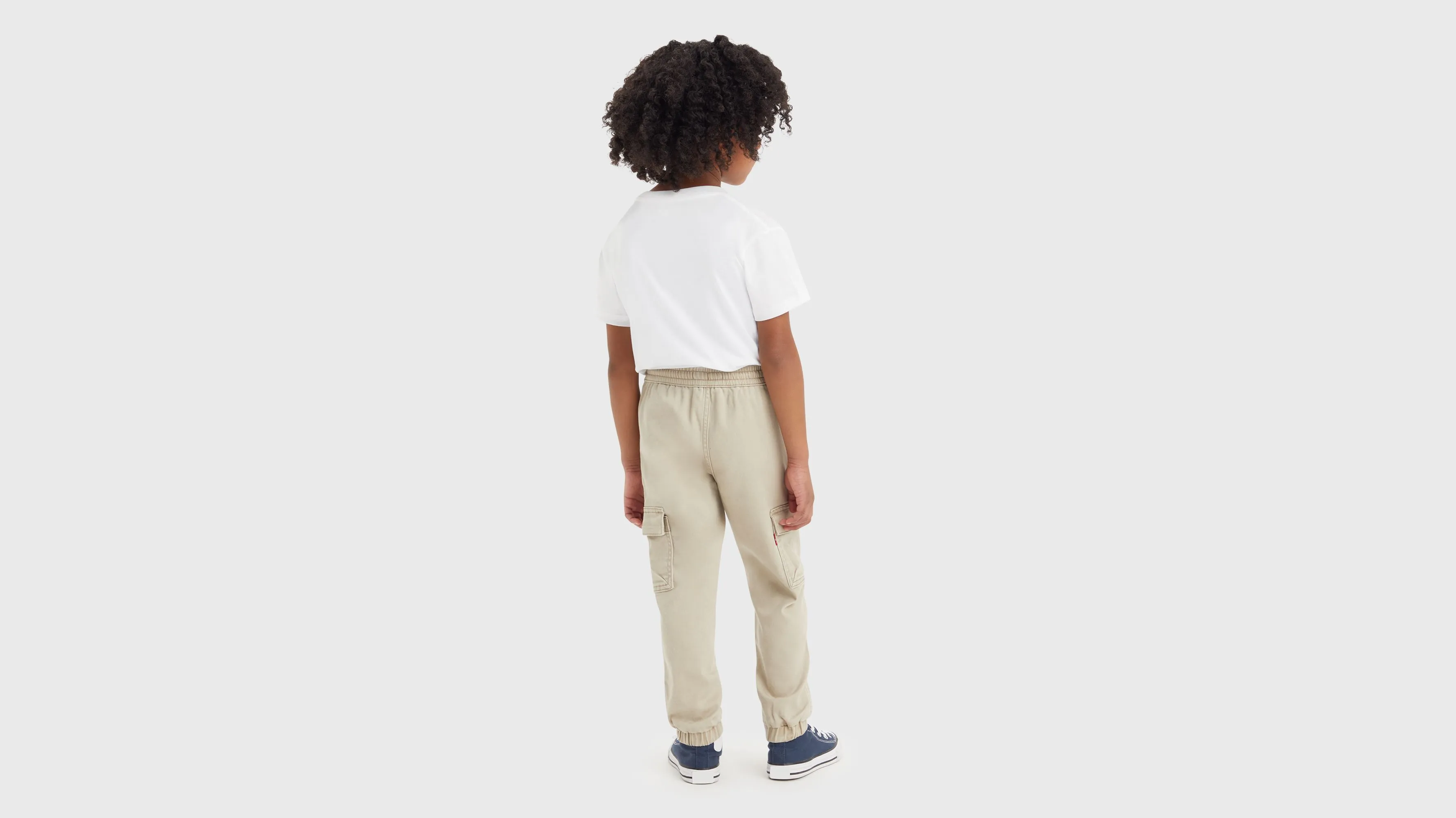 Pantalón Deportivo Cargo Infantil Relaxed Dobby