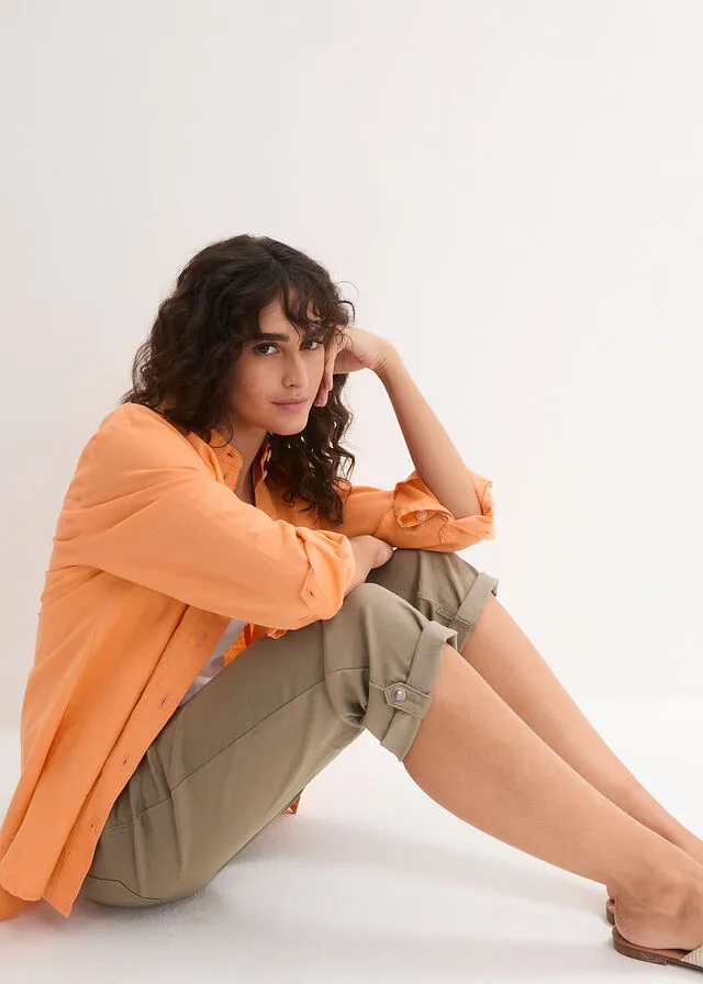 Pantalón elástico Verde oliva