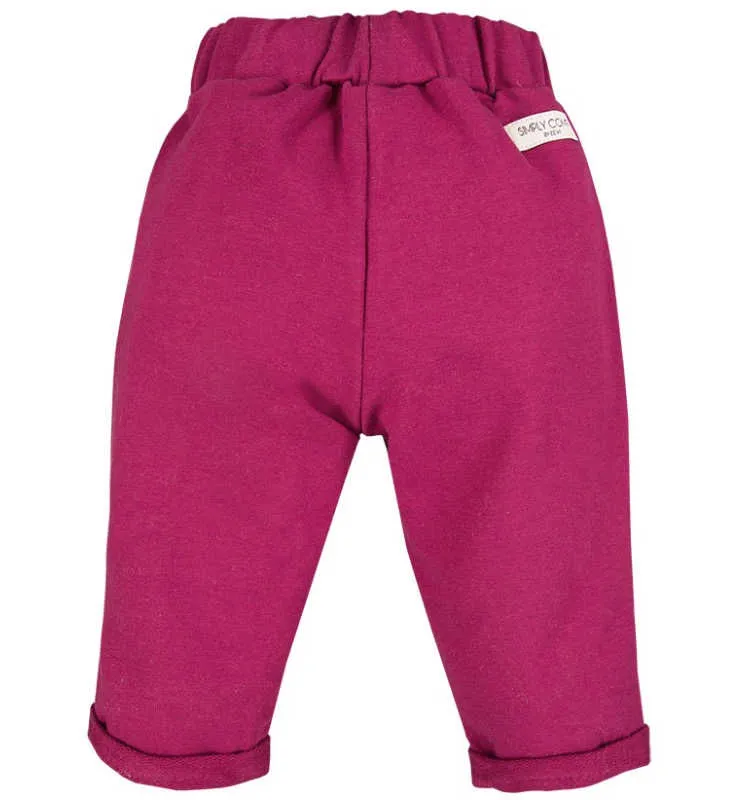 Pantalón rosa oscuro Simply Comfy
